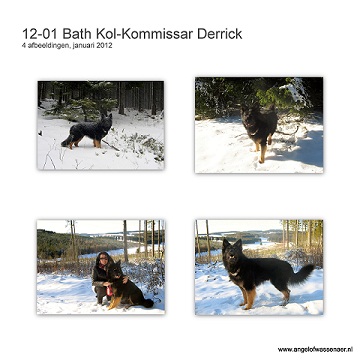 Bath Kol-Derrick geniet van de sneeuw